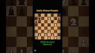 Important pattern to know. Can you solve the Daily Chess Puzzle? (7) #chesspuzzle