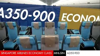Singapore Airlines A350-900 | Regional Economy | Manila to Singapore | SQ917