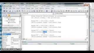 Автоматический генератор документов Visual Basic для приложений (VBA). Часть 1 из 3. Чтение из Excel.