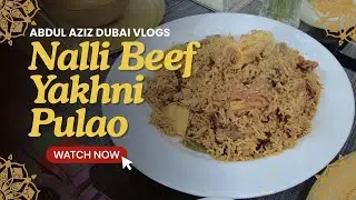 Nalli Beef Yakhni Pulao 🍚 | Bone Marrow Beef Pulao | Authentic Desi Recipe
