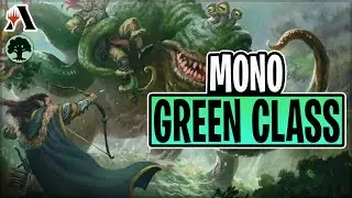 MONO GREEN CLASS | HASTE..TRAMPLE..STOMP | 2022 Forgotten Realms Standard | MTG Arena