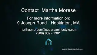 Aerial Video - 9 Joseph Rd Hopkinton MA