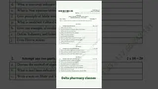 Pharmaceutical Analysis (2020-21) | AKTU | Question paper | b.pharm 1st semester