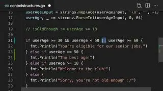 Combining checks - GoLang