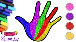 🎨 Finger Family Hand Painting | Fun Art for Kids | Chiki Art