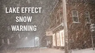 SIX INCH PER HOUR Snow in the Tug Hill | Mannsville, NY Jan 20, 2025
