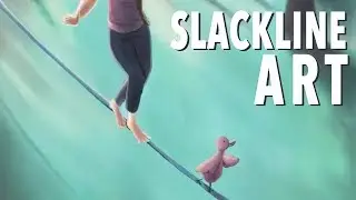Slackline Art with Sarah Jekyll - Church of Slacklife - Session 6