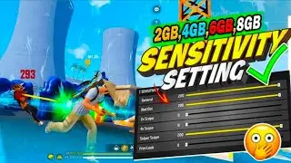 99% Headshot Rate NEW BEST SENSITIVITY AFTER OB52 2gb, 4gb, 6gb, 8gb,12gb Ram😎 All Devices