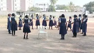 #games ,ball passing  st.ann's school, Narasaraopet