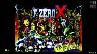 F-Zero X on Mini NES Classic Hakchi2 2.13e Glupen64 core