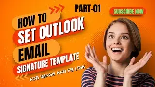 Outlook Email Signature Template with Images and Links. Job help service. #outlook Video-01