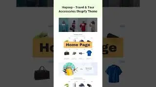 Travel & Tour Accessories Shopify Theme #shopifythemes #shopifytemplates #shopify
