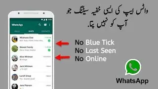 WhatsApp New Secret Setting For Privacy || by Information Zone