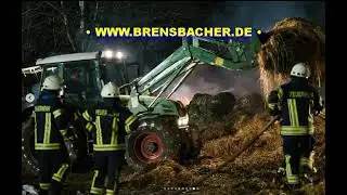Heuballen verbrannt! Vermutlich Brandstiftung im www.Brensbacher.de Ortsteil Nieder-Kainsbach