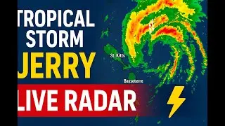 Tropical Storm Jerry Live Radar | St. Kitts Lightning Tracker | AccuWeather Storm Watch | 0630AM AST