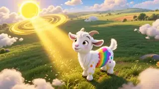 Радужный день козлёнка 🌈🐐 | Изучаем цвета для детей | Видеоурок по изучению цветов