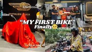 Finally🎊 My &ldquo;DREAM BIKE&rdquo; 🏍️✨ || Bullet 350 || Royal Enfield 💫 || 2025 ||