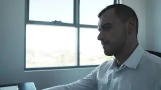 Man Working on Laptop and Thinking - ULTRA HIGH QUALITY Stock Footage