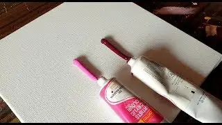 PINK / Abstract Painting Demonstration / Smearing paint / Satisfying / Project 365 days / Day #0257