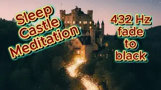 Sleep Castle Meditation - 432 Hz music, fade to black, fall asleep quickly.  #sleep #meditation