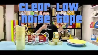 2 inch silent packing tape,3 inch silent tape,China low noise packaging tape,low noise clear tape