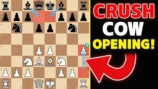 CRUSH Anna Cramling's Cow Opening (Attack Like Alpha Zero!)