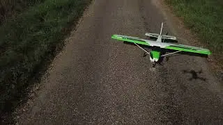 FMS Ranger 1800 crosswindy day