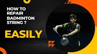 Professional Badminton Racket String || How to Repair Badminton racket string || #badminton #strings