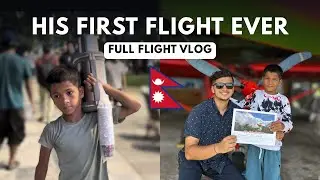 I took a 12 years old tea-seller to fly with me 🇳🇵