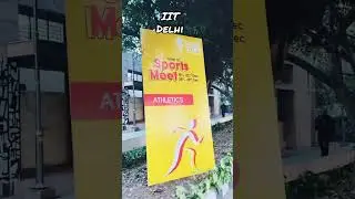 IIT Delhi international sports meet 2022 #delhi #india #youtubeshorts #shorts #travel