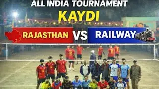 Rajsthan  ☠️ Vs Railway 💀League Match || Open Volleyball Tournament Kaydi MP ||