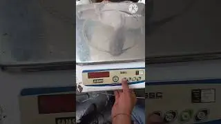 Low battery ( Low Bat) problem in weighing machine Samson 30kgs weighing machine