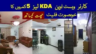 Corner West Open 5 Rooms KDA Lease Flat with Roof for sale