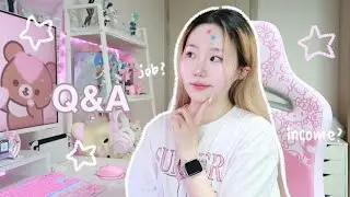 Q&A♡: job, income as an influencer, anime,etc