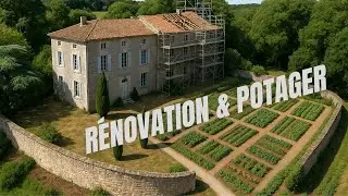 Château de Mardy  : visite de chantier et POTAGER #renovation #chateaux