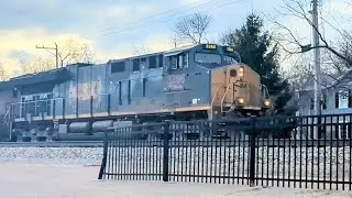 Northbound CSX mixed manifest on track one