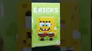rakit mini block spongebob