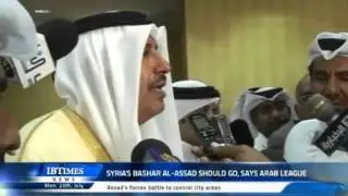 Syria's Bashar al-Assad should go, says Arab League