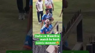 india vs namibia match ke kuch iconic moment😳 #shorts