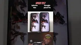 iphone 16e vs Google pixel 9a speed test with call of duty mobile game test #callofduty#mobile#viral