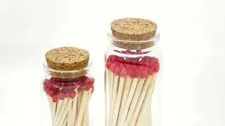 Matches in Jars Bottles - Matchstick Bottle