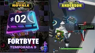UBICACION🎯FORTBYTE💾#02*FORNITE BATLE ROYAL🎮*TEMPORADA 9🎥*