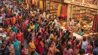 49 रुपए में Punam Geroget ऑर्गेनसा सॉफ्ट कपड़े में 2026 कीनई डिजाइननई दुकान मैं राधा रानी साड़ी सूरत
