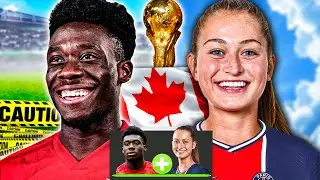 THE ALPHONSO DAVIES and JORDYN HUITEMA COUPLES CAREER SIMULATION!! FIFA 21 Career Mode Growth Test