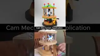 DIY Wooden Merry-Go-Round Toy | Cam Mechanism से घूमते यूनिकॉर्न ⚙️✨