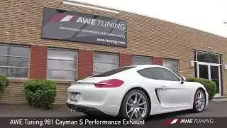 AWE Tuning - Porsche 981 Cayman S Performance Exhaust