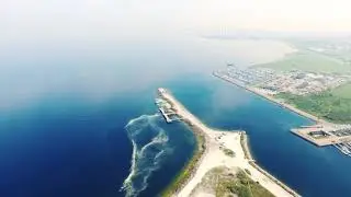 The island at Limhamn (DJI Mavic air 2 )