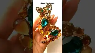 Брошка Кошка, ручной работы, Aurora Fokina brand / Large Cat Brooch, handmade jewelry
