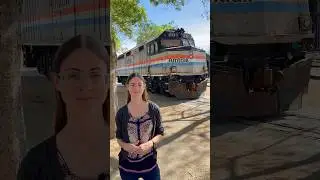 Обсуждение поезда Amtrak возле нашего музея в честь дня рождения компании (основана 1 мая 1971 года)