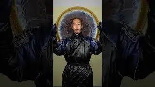 Traditional Mongolian Outfit with Modern Winter Clothing Style